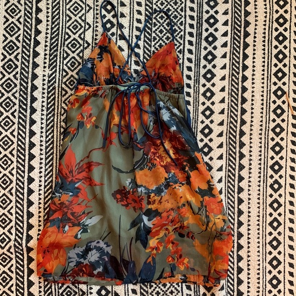 Floral baby doll strappy dress - Picture 3 of 3